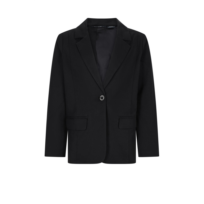 NoBell' Daze Twill Blazer with fancy back Jet Black