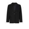 NoBell' Daze Twill Blazer with fancy back Jet Black