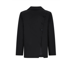 NoBell' Daze Twill Blazer with fancy back Jet Black