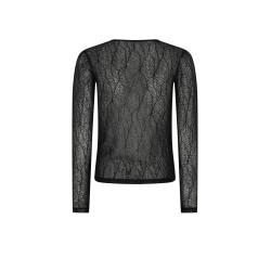 NoBell' Kaya Mesh Top Jet Black