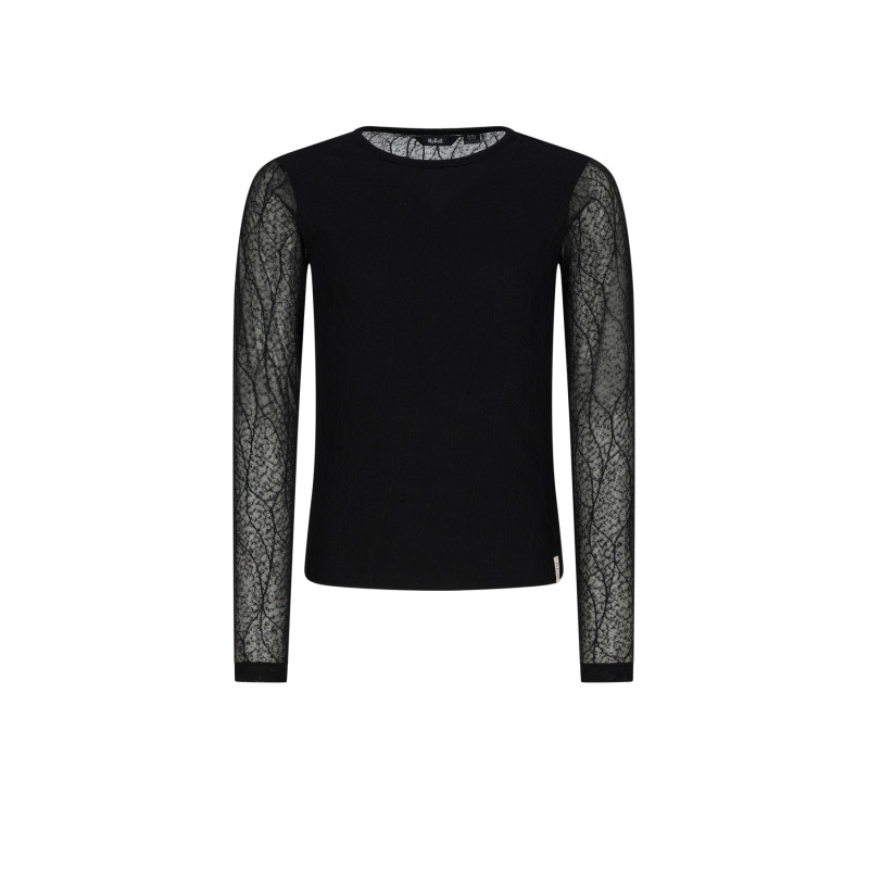 NoBell' Kaya Mesh Top Jet Black