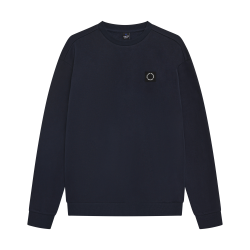 Rellix Loose Fit Sweat Badge Brushed Navy