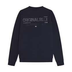 Rellix Loose Fit Sweat Badge Brushed Navy