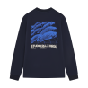 Rellix T-Shirt LS Studio Backprint  Navy