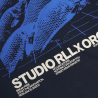 Rellix T-Shirt LS Studio Backprint  Navy