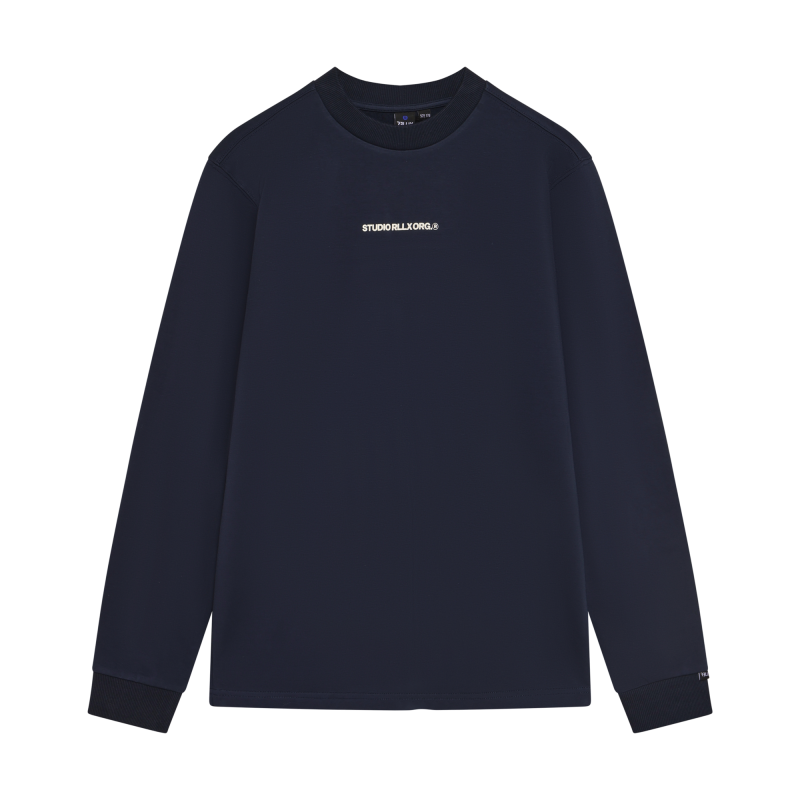 Rellix T-Shirt LS Studio Backprint  Navy