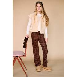 NoBell' Kaban Teddy Vest Pearled Ivory