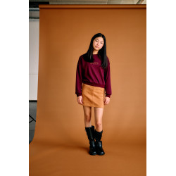 NoBell' Kim Super Soft Sweater Autumn Festival Dark Bordeaux