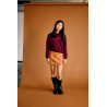 NoBell' Kim Super Soft Sweater Autumn Festival Dark Bordeaux