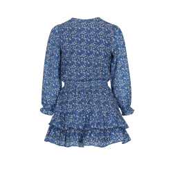 NoNo Miggy Japanse Flower AOP Dress Intense Blue