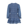 NoNo Miggy Japanse Flower AOP Dress Intense Blue