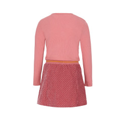NoNo Moss Combi Dress with OUI embro Sunset Pink