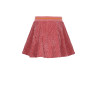 NoNo Nacey Flared Velvet AOP skirt Sunset Pink