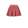 NoNo Nacey Flared Velvet AOP skirt Sunset Pink
