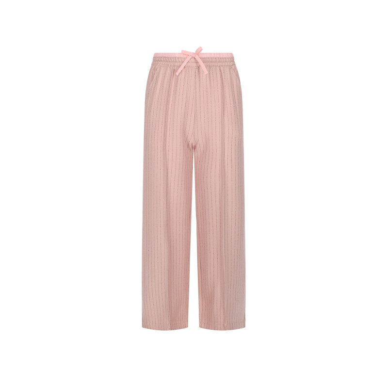 NoNo Sarah Pinstripe Pants with contrast waistband Rosa