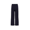 NoNo Sayla Wide Leg Interlock Pants Navy Blazer