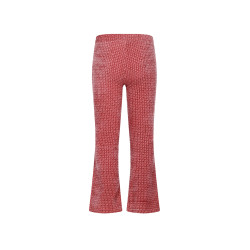 NoNo Sady AOP Flared Velvet Jersey Pants Sunset Pink