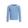 NoNo Kyas Melange Cable Jersey Tshirt Ice Cold Blue