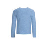 NoNo Kyas Melange Cable Jersey Tshirt Ice Cold Blue