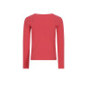 NoNo Kyas Rib Jersey Top Samba Red