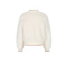 NoNo Doris Furry Indoorjacket with zipper Pearled Ivory
