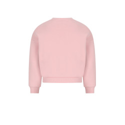 NoNo Konono soft furry sweater with embro Rosa