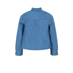 NoNo Tikky Light Weight Denim Blouse Vintage Denim