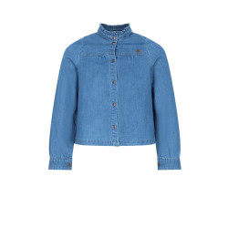 NoNo Tikky Light Weight Denim Blouse Vintage Denim