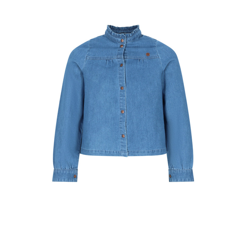 NoNo Tikky Light Weight Denim Blouse Vintage Denim