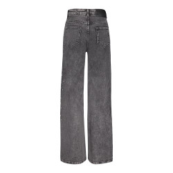Frankie&Liberty Attitude Wide Leg Glitter Off Black Denim