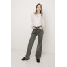 Frankie&Liberty Attitude Wide Leg Glitter Off Black Denim