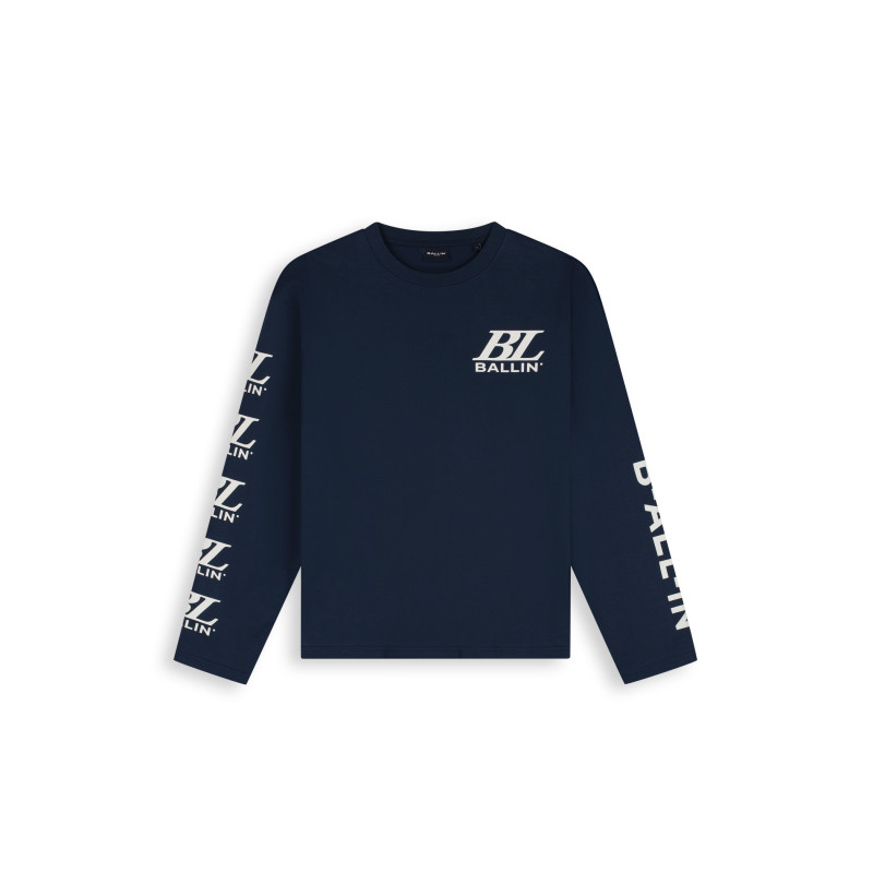 Ballin Junior Monogram Longsleeve Navy