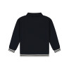 Stains and Stories boys sweat cardigan Navy