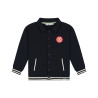 Stains and Stories boys sweat cardigan Navy