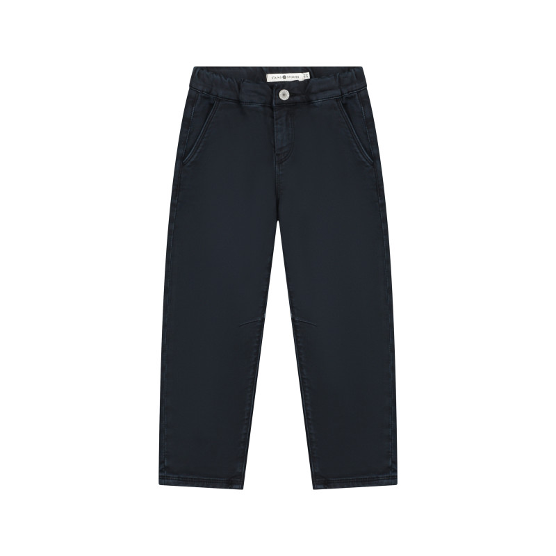 Stains and Stories boys denim wide fit Dark blue denim