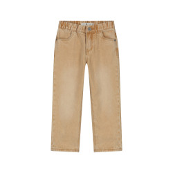 Stains and Stories boys pants wide fit full elastic Camel