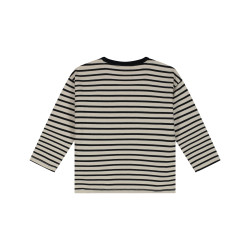 Stains and Stories boys t-shirt long sleeve Navy