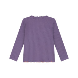 Stains and Stories girls t-shirt long sleeve Grape