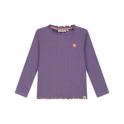 Stains and Stories girls t-shirt long sleeve Grape