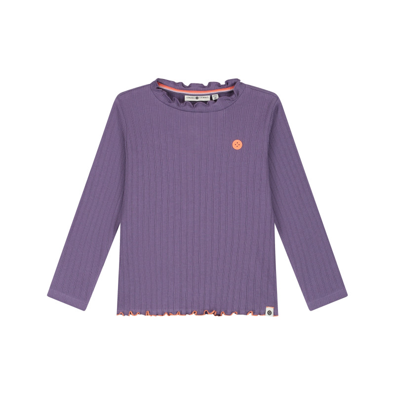 Stains and Stories girls t-shirt long sleeve Grape