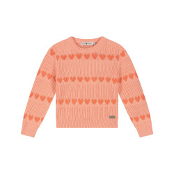 Stains and Stories girls pullover Salmon