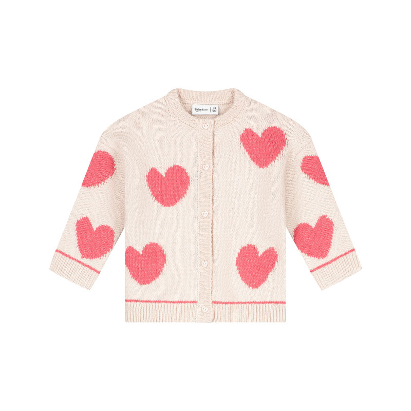 Babyface baby girls cardigans Light pink