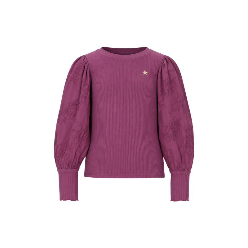 Like Flo Eloise Flo girls top Purple mauve