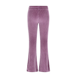 Like Flo Femke Flo girls velvet glitter flared pants Purple mauve
