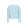 Like Flo Do Flo girls knitted cardigan with button closure Aqua