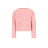 Like Flo Do Flo girls knitted cardigan with button closure Soft orange