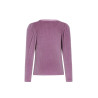 Like Flo Esmay Flo girls velvet glitter top Purple mauve
