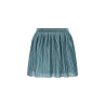 Like Flo Solly Flo girls plissé glitter skirt D. aqua