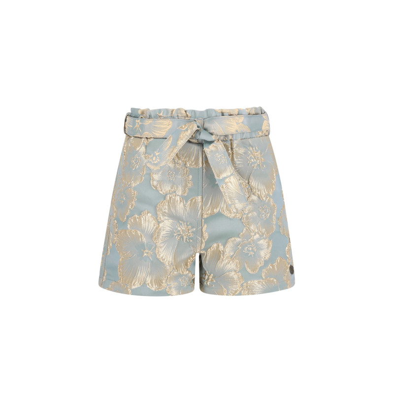 Like Flo Fendy Flo girls jacquard short Aqua