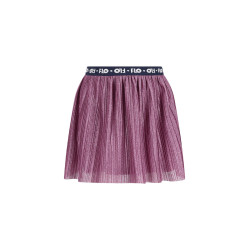 Like Flo Solly Flo girls plissé glitter skirt Purple mauve